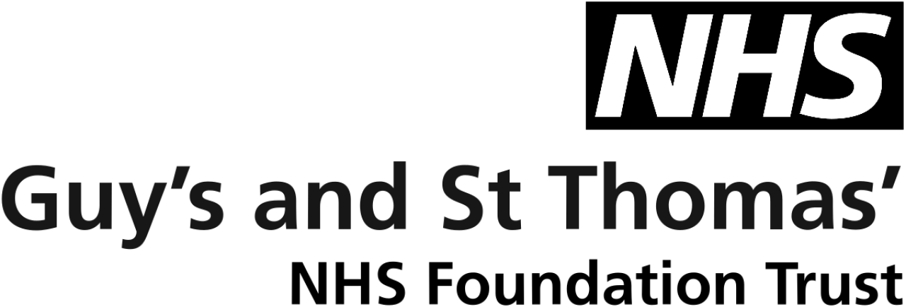 Guy's and St. Thomas's NHS logo.