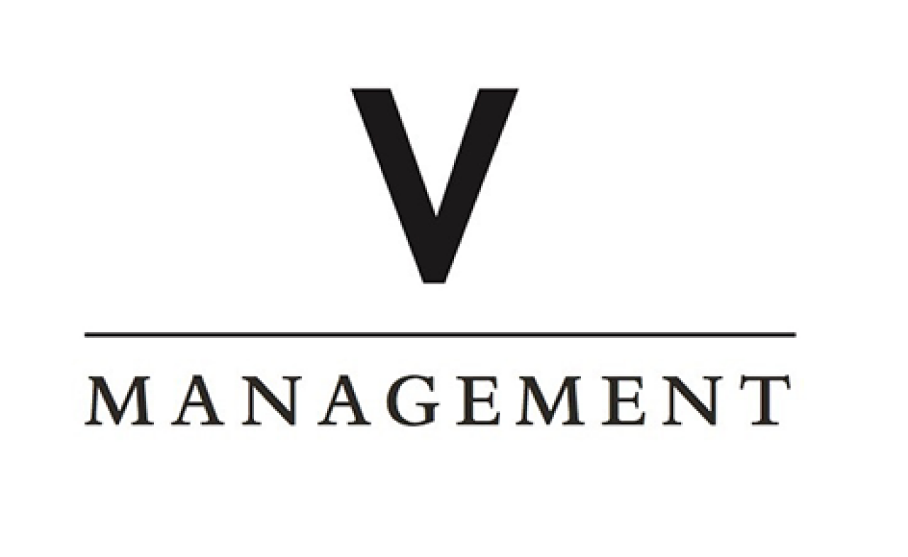 V Management logo.