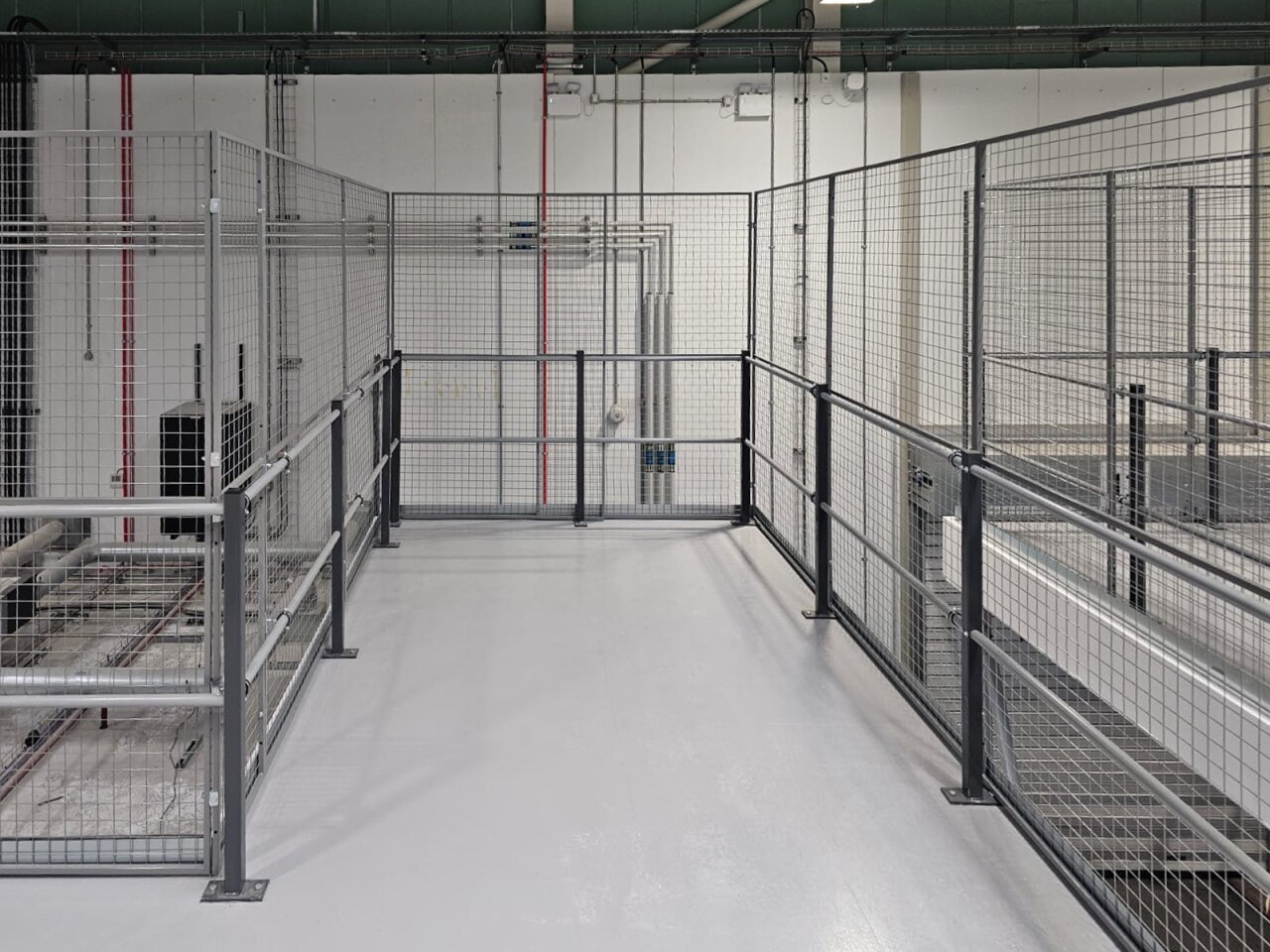 Mezzanine Floor Mesh Edge Protection.
