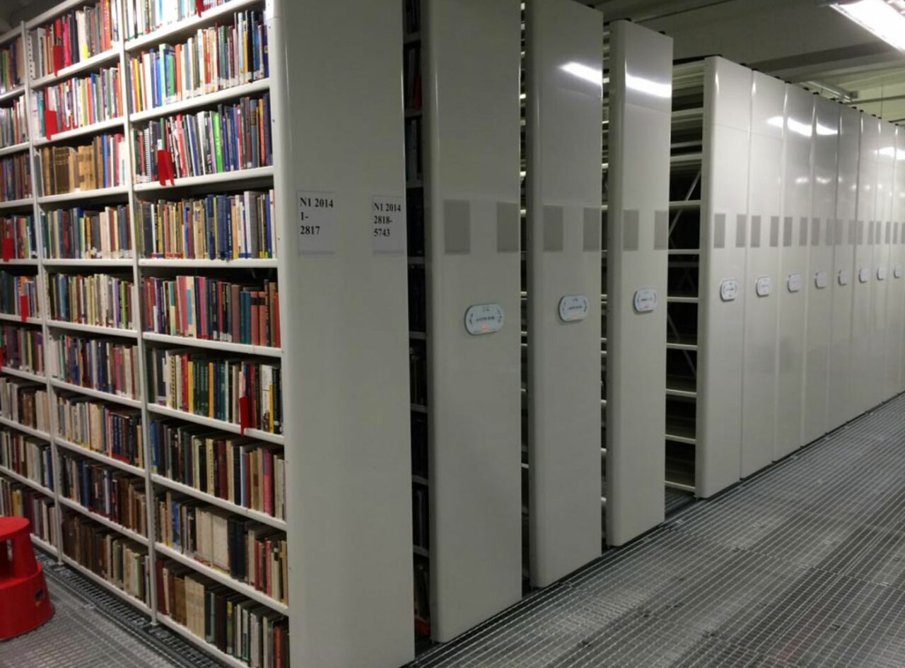 Example Electric Mobile Shelving.