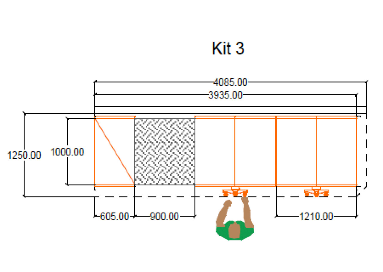 Mobile Shelving System Kit 3.