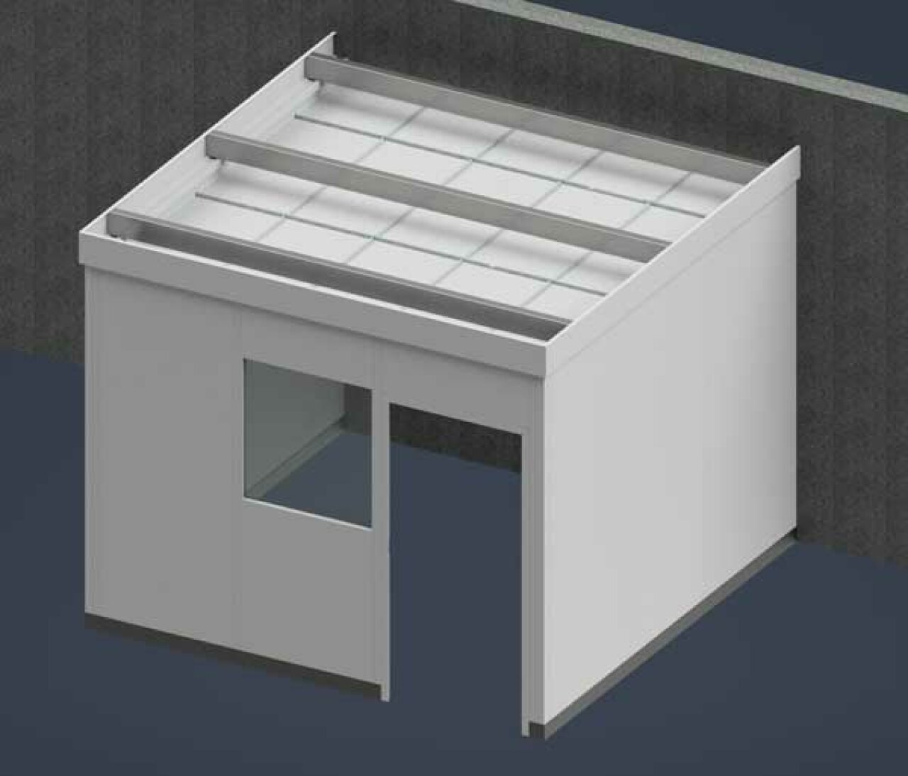 Double Skin Partitions - Room Design.