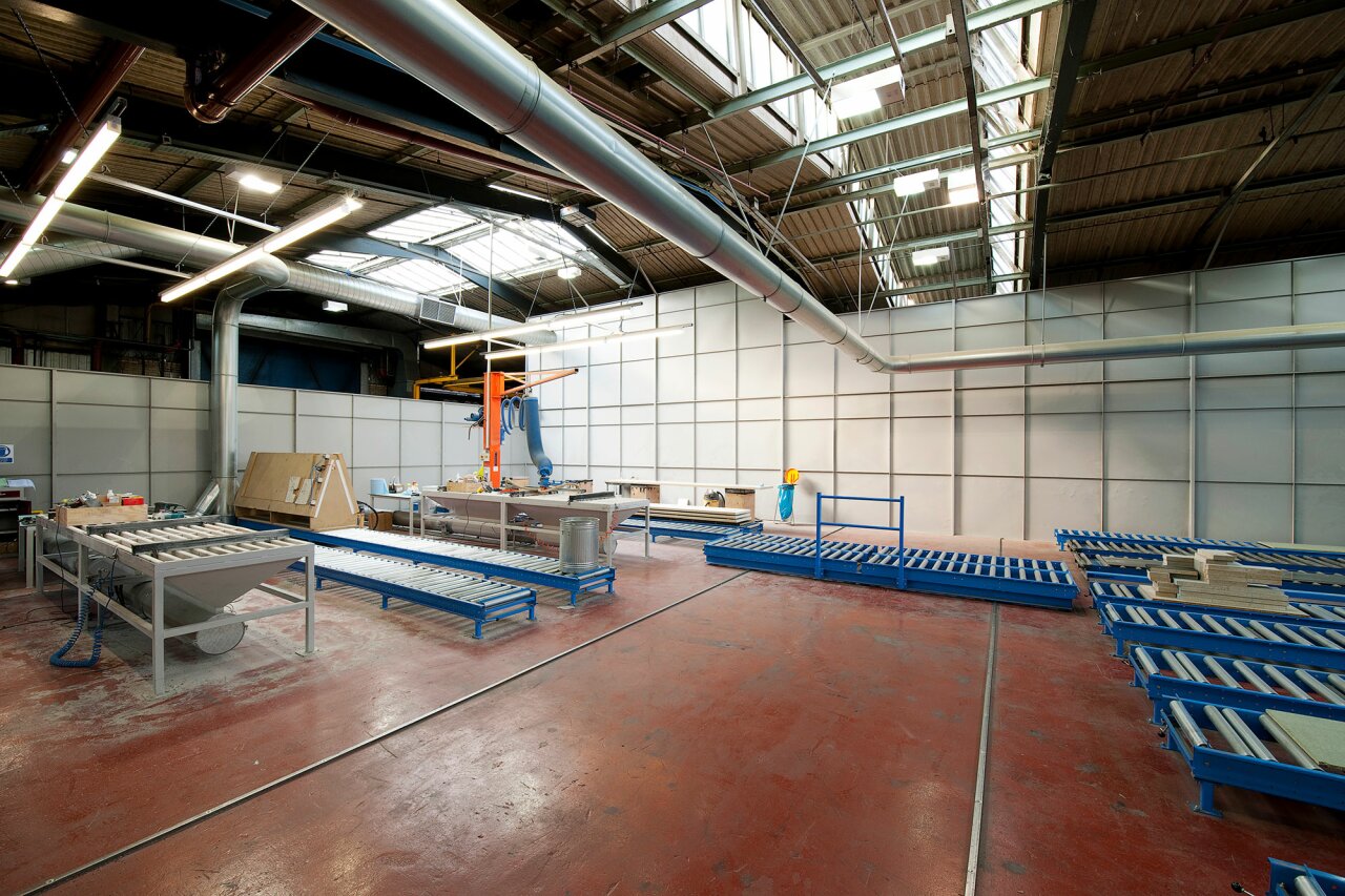 Single Skin Steel Partitioning - Bastion panels.