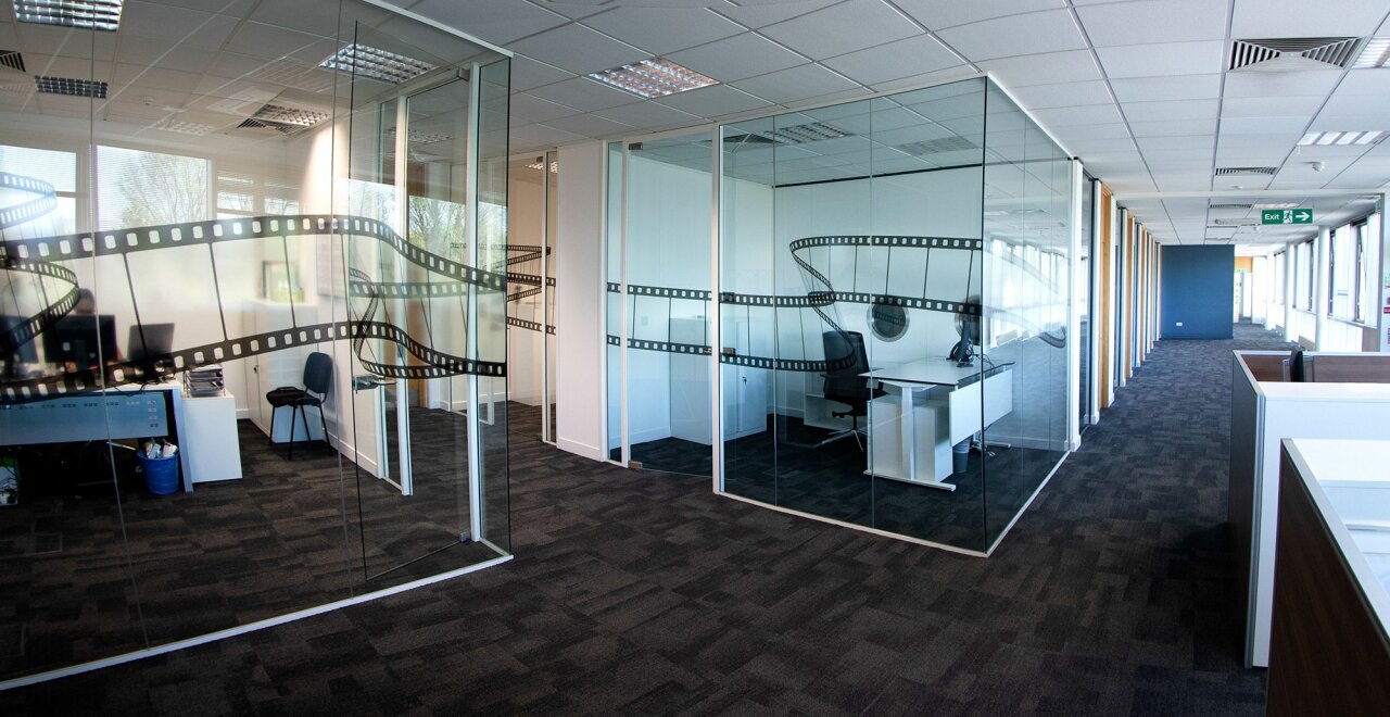 Arri Lighting - office fit out - glass partitioning.