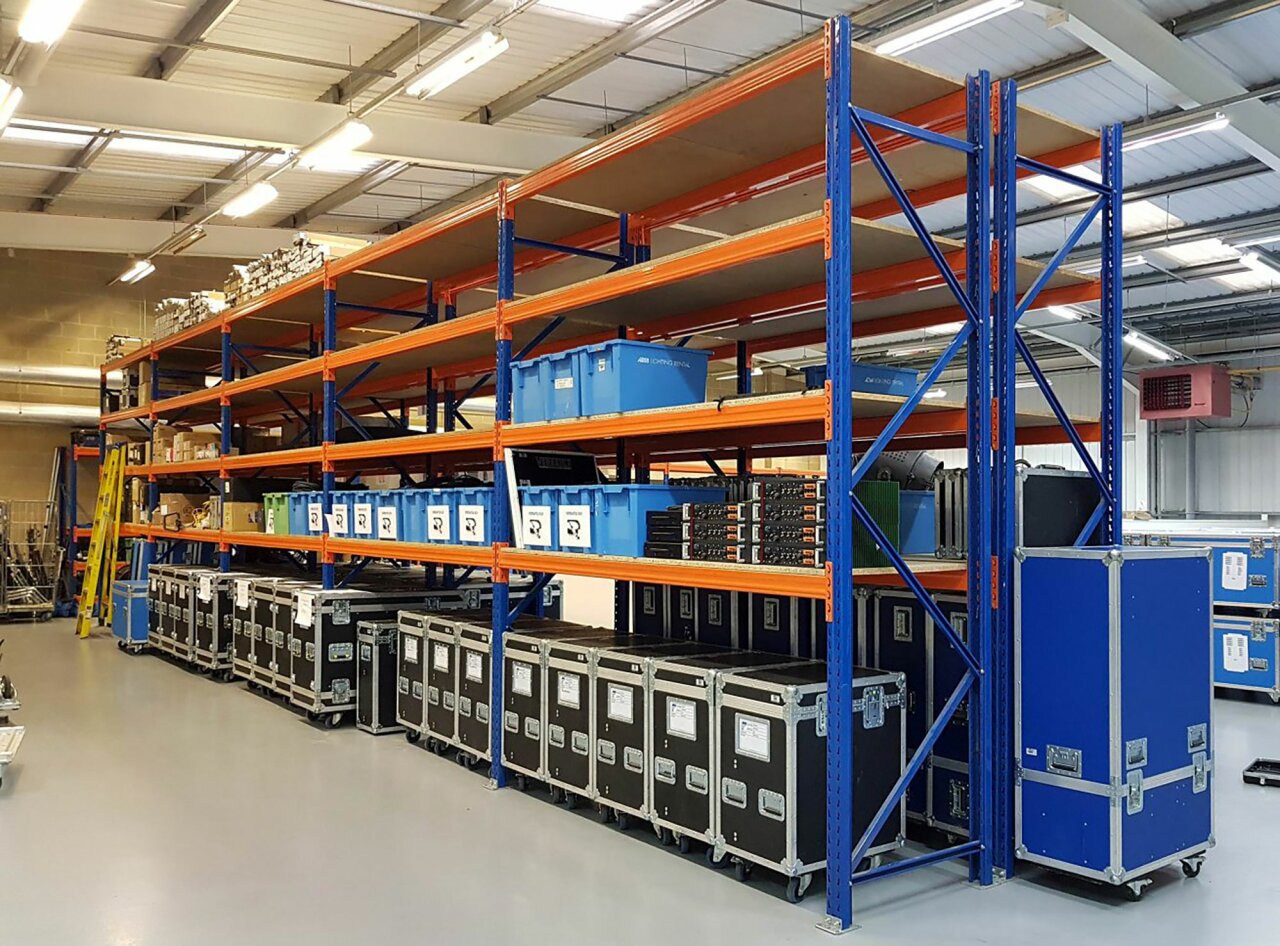 Arri Lighting - warehouse racking.