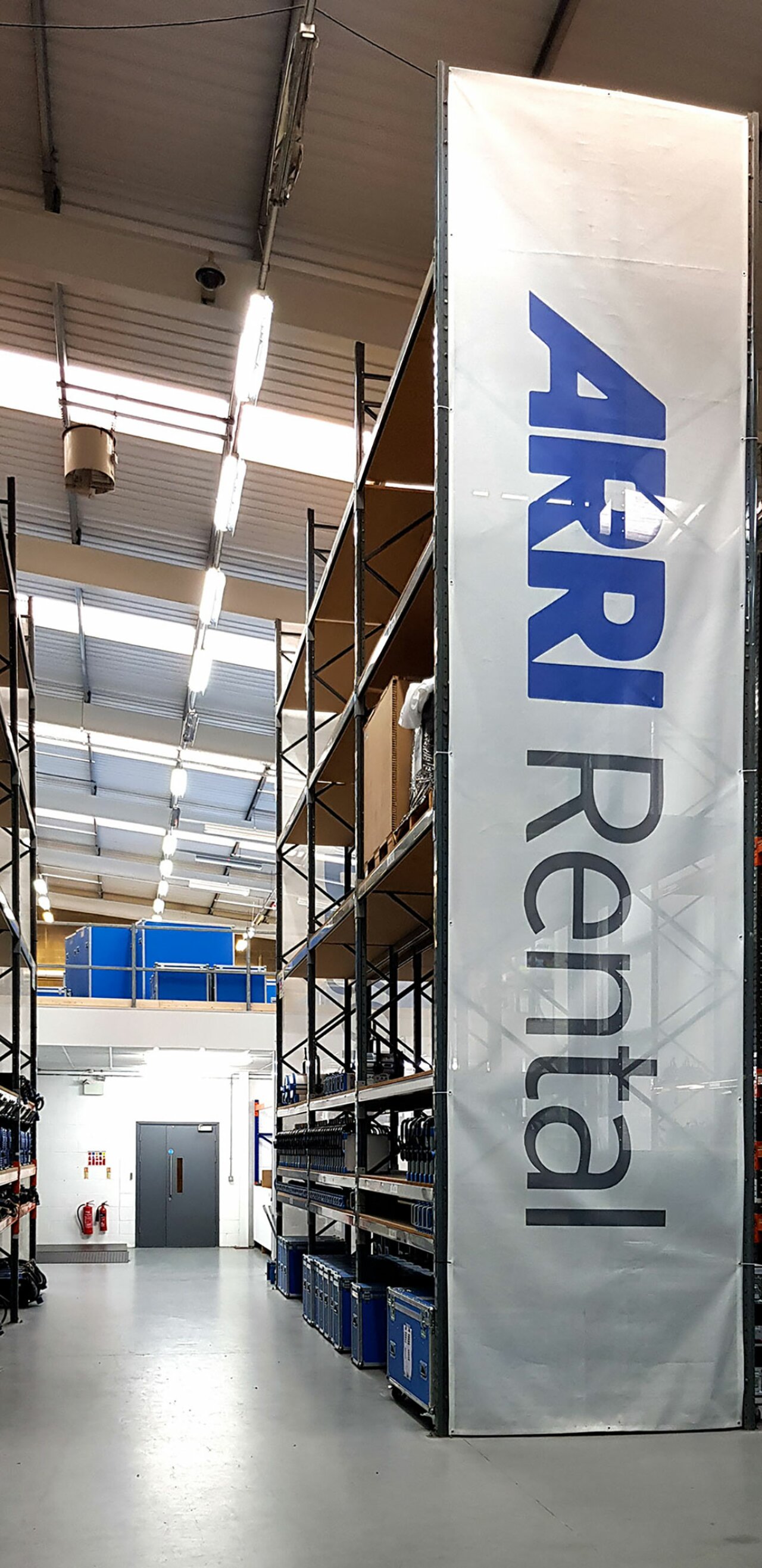 Arri Lighting - mezzanine flooring - pallet racking.