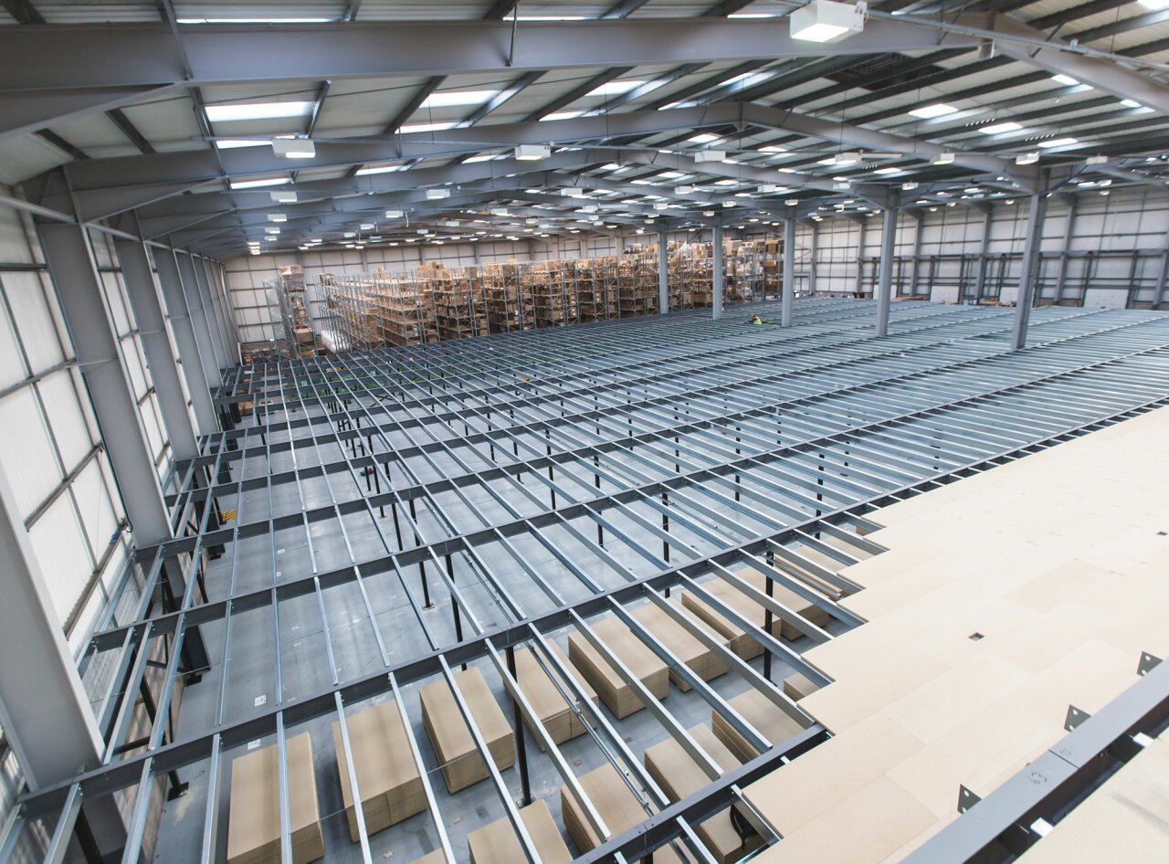 2 tier mezzanine floor - Bleckmann - Warehouse-9.