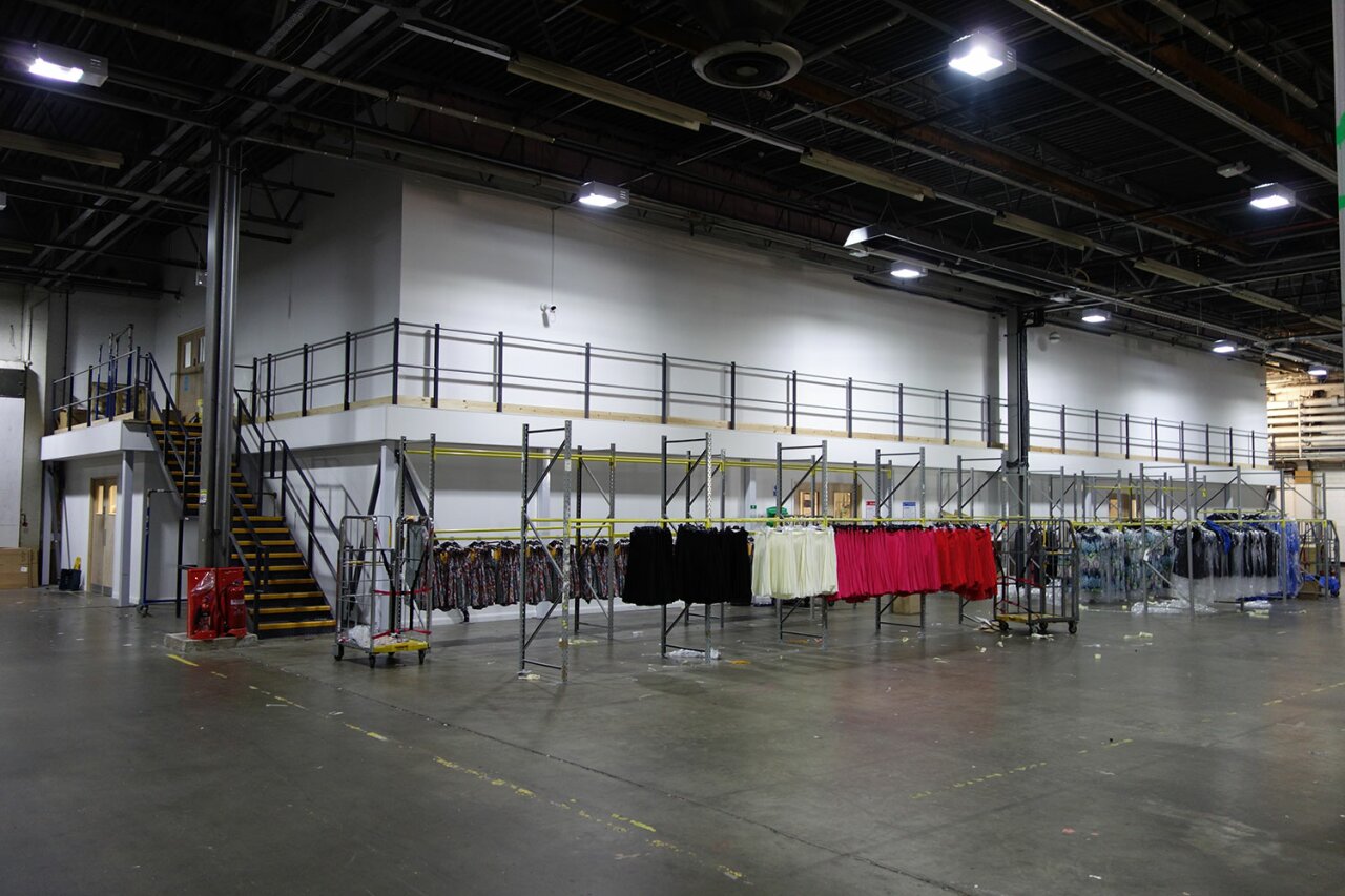 Hanging Garment Racking.