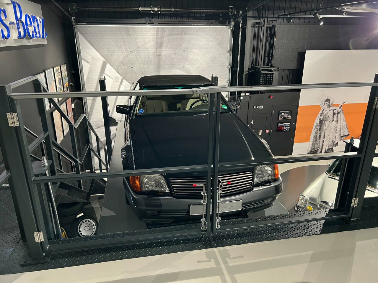 Car Storage Mezzanine Swing Gate.