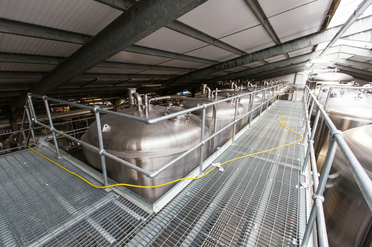 West Berkshire Brewery - mezzanine floors - Walkway 3.