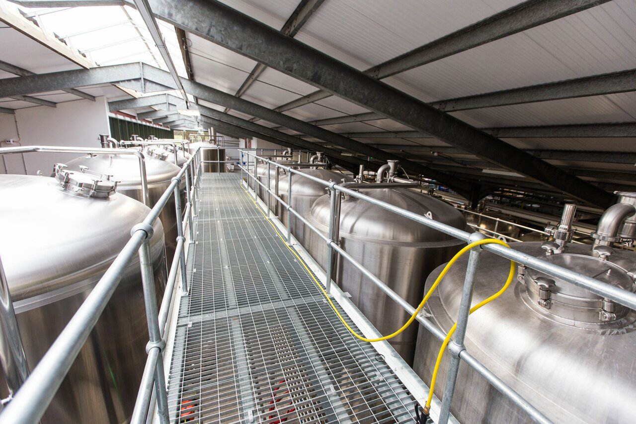 West Berkshire Brewery - mezzanine floors - Walkway 4.