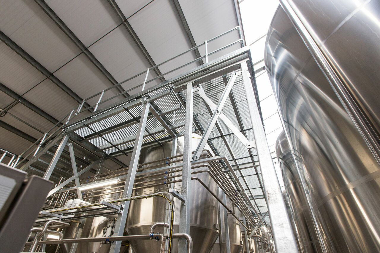 West Berkshire Brewery - mezzanine floors - Walkway 7.