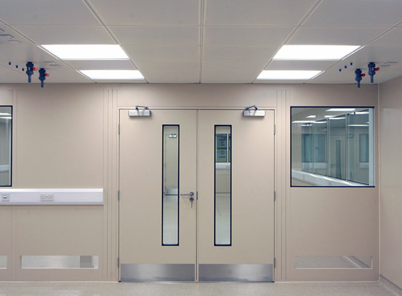 Clean Rooms For Medical Use - Double Skin Partitioning.