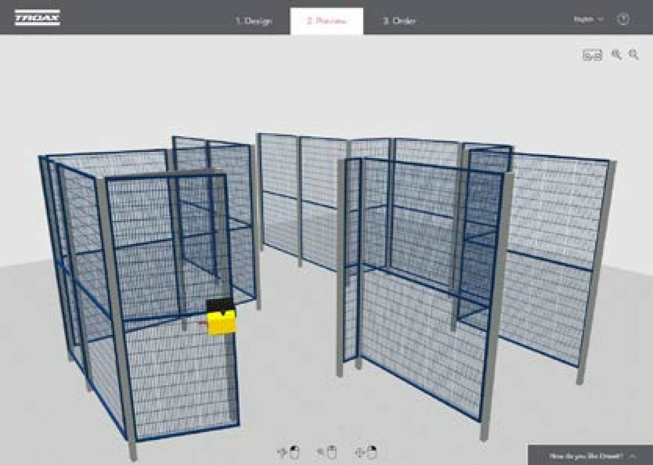 Troax Machine Guarding Design Software.
