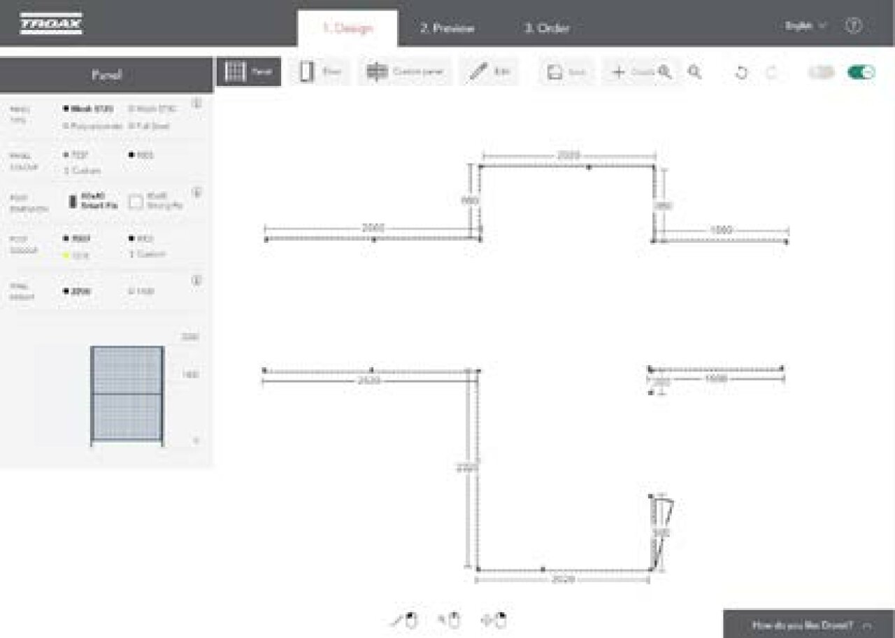 Troax Machine Guarding Design Software 2D.